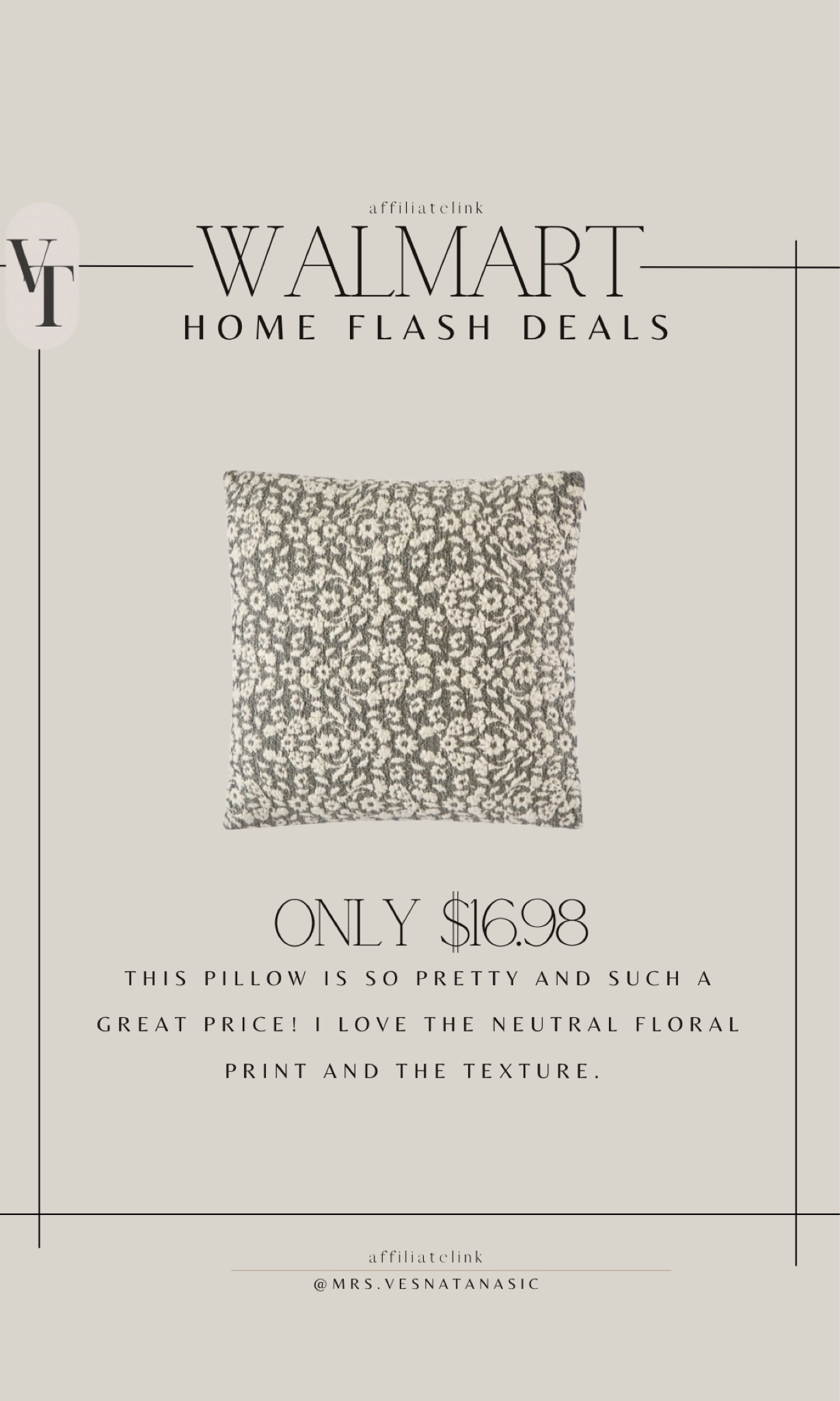 This pillow is so pretty and looks high end! @walmart #walmartfinds #walmart #walmarthome 

#LTKHome #LTKFindsUnder50 #LTKSaleAlert