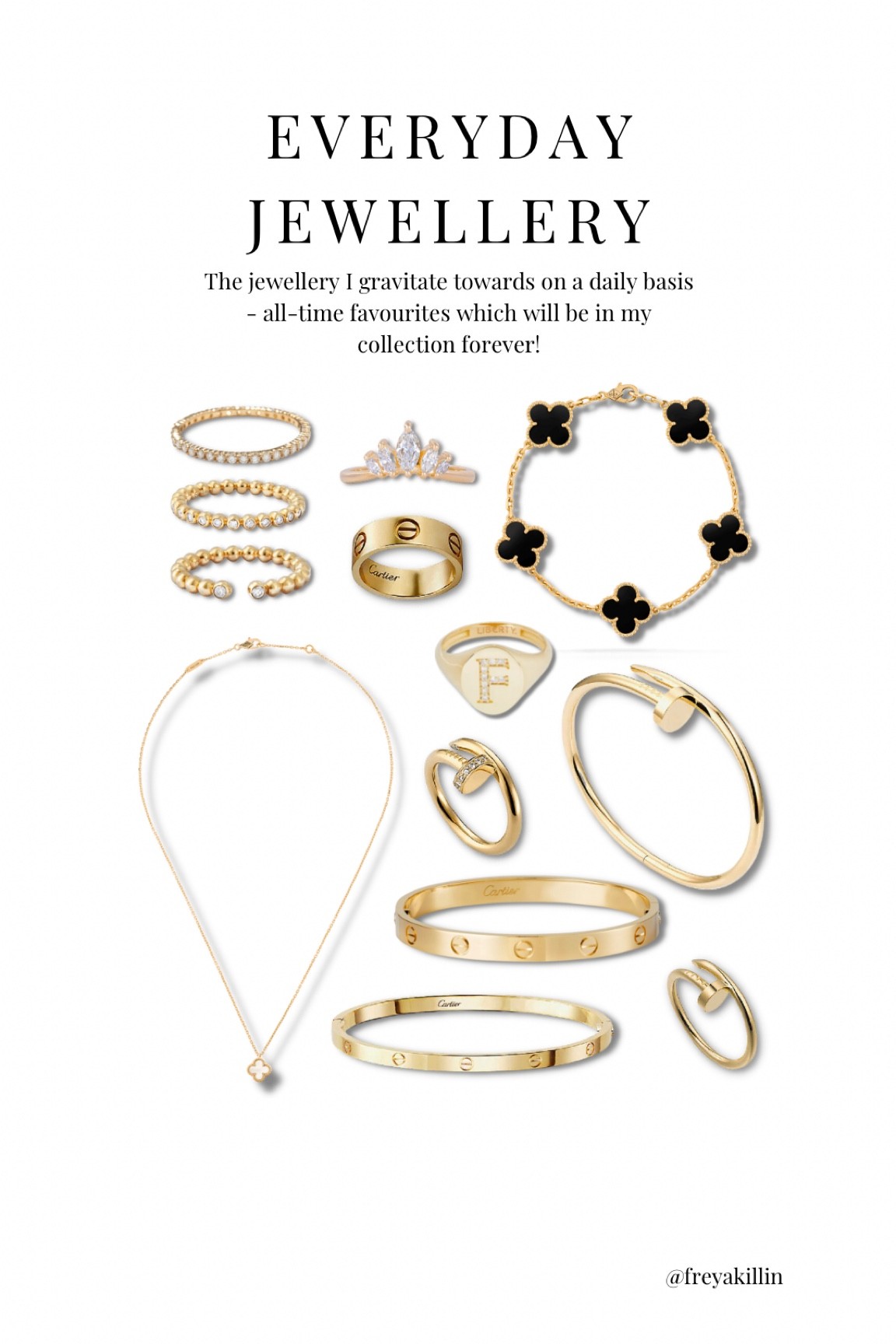 The jewellery I gravitate towards on a daily basis - all-time favourites which will be in my collection forever!

#LTKunder50 #LTKstyletip #LTKeurope