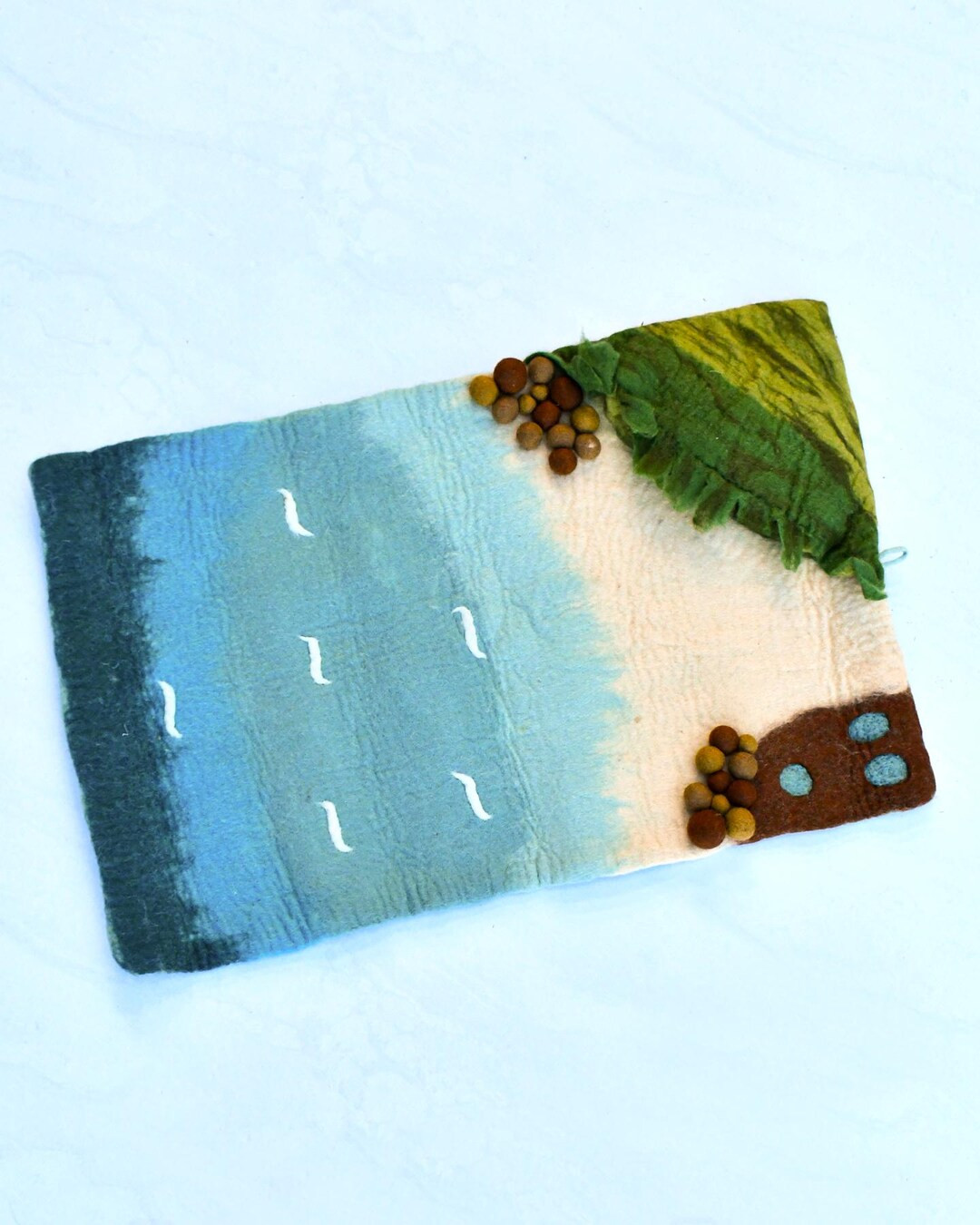 Large Sea and Rockpool Play Mat Playscape / Made From Wool Felt - Etsy | Etsy (US)