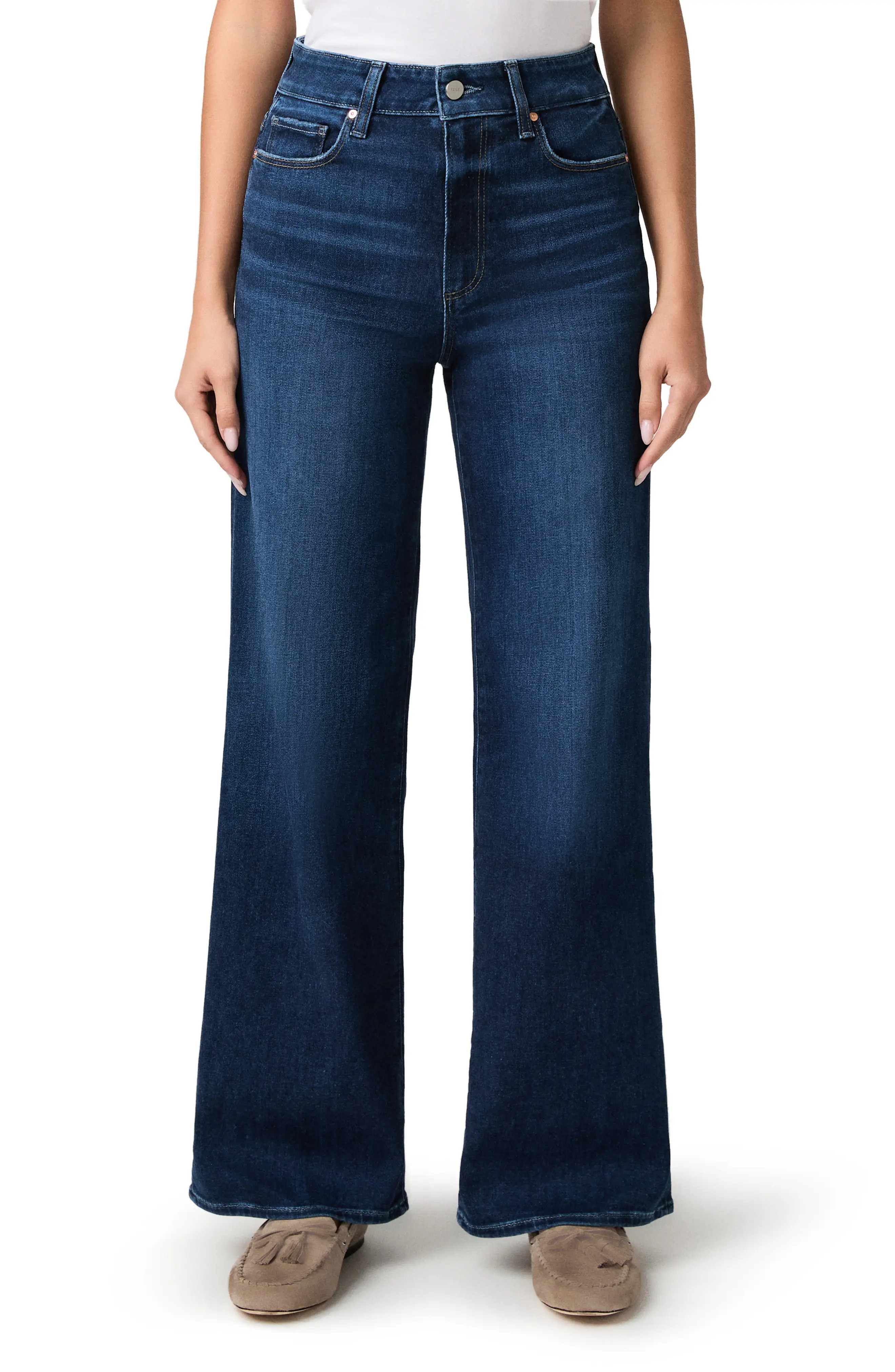 PAIGE Anessa High Waist Wide Leg Jeans (Women) | Nordstrom | Nordstrom