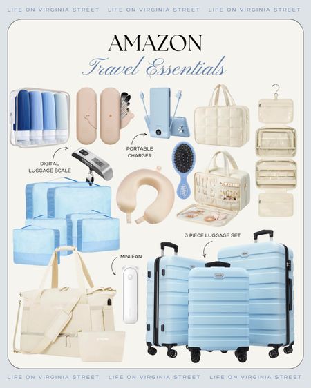 These Amazon travel essentials are perfect for your next beach vacation or spring break getaway! Includes travel bottles, suitcases, packing cubes, travel neck pillow, luggage scale, tote bag, wet brush, phone charger, brush container and more.
.
#ltktravel #ltkfindsunder50 #ltkfindsunder100 #ltkswim #ltkbeauty #ltkseasonal #ltksalealert #ltkstyletip #ltkover40 #ltkhome #ltkseasonal

#LTKfindsunder50 #LTKsalealert #LTKtravel