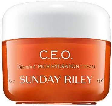 Amazon.com: Sunday Riley C.E.O. Vitamin C Rich Hydration Cream Face Moisturizer : Beauty & Person... | Amazon (US)