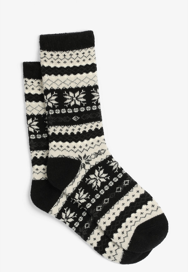 Fair Isle Crew Socks | Maurices
