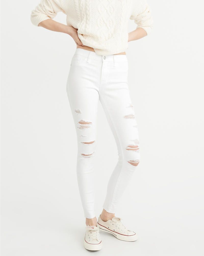 Low-Rise Super Skinny Jeans | Abercrombie & Fitch US & UK