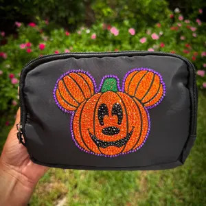 The Not-So-Scary Pumpkin Bag – Bedazzled Halloween Purse, Disney Park Outfit Essential | Etsy (Global)