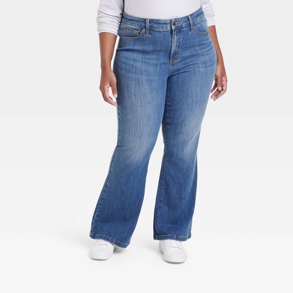 Women's High-Rise Relaxed Flare Jeans - Ava & Viv™ | Target