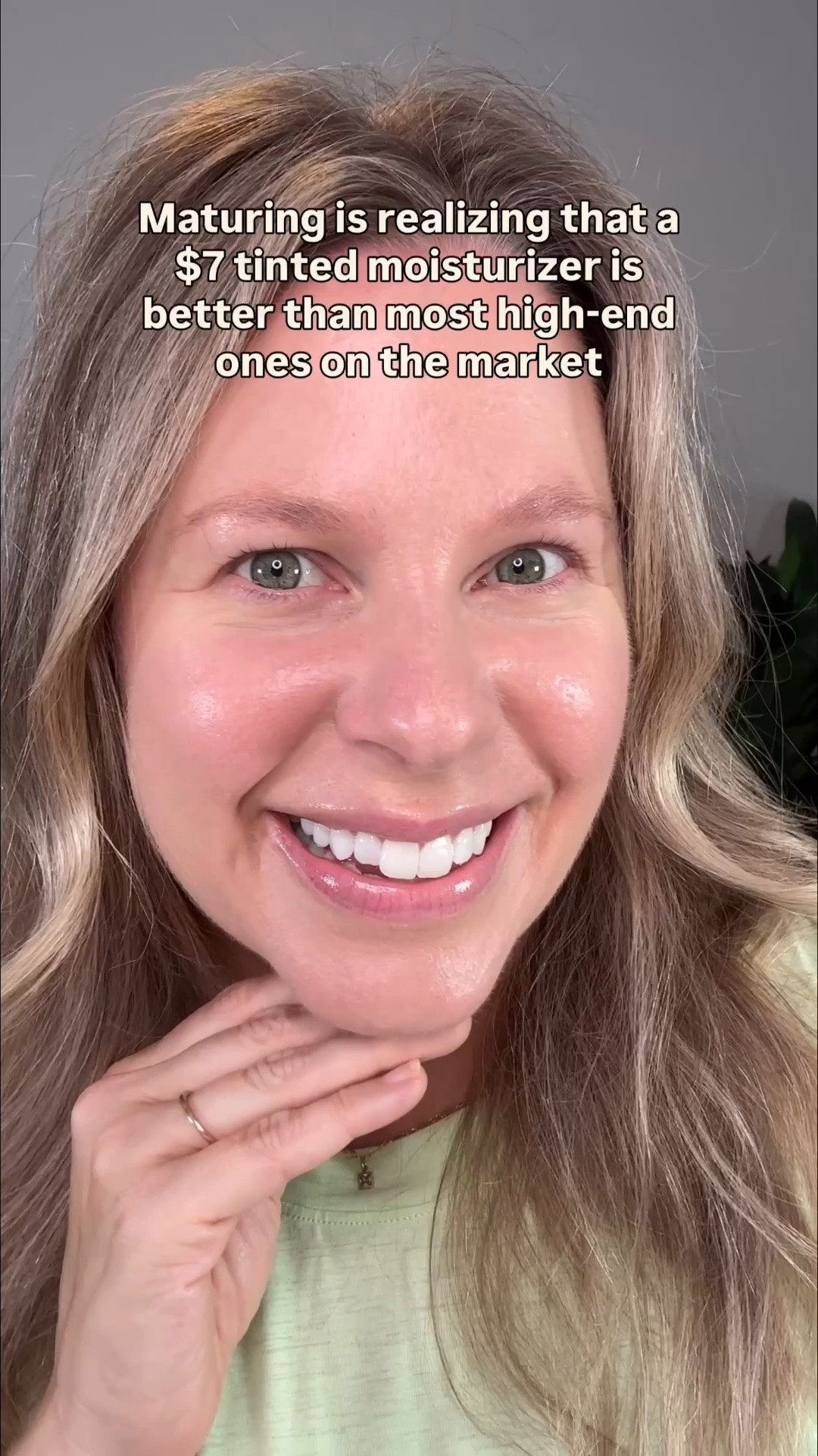 Here’s your reminder to try this tinted moisturizer if you haven’t already. This stuff is truly amazing and it’s like $7 (and under)! And, mature skin approved. I’m 41 and I’ve used this for years. It’s the @wetnwildbeauty tinted hydrator, I wear shade light medium or fair depending on the season. Follow for more easy and everyday makeup and share this post with a friend 🫶
