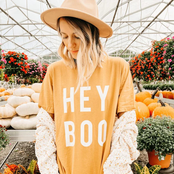 Hey Boo Tee - Adult | Mountain Moverz