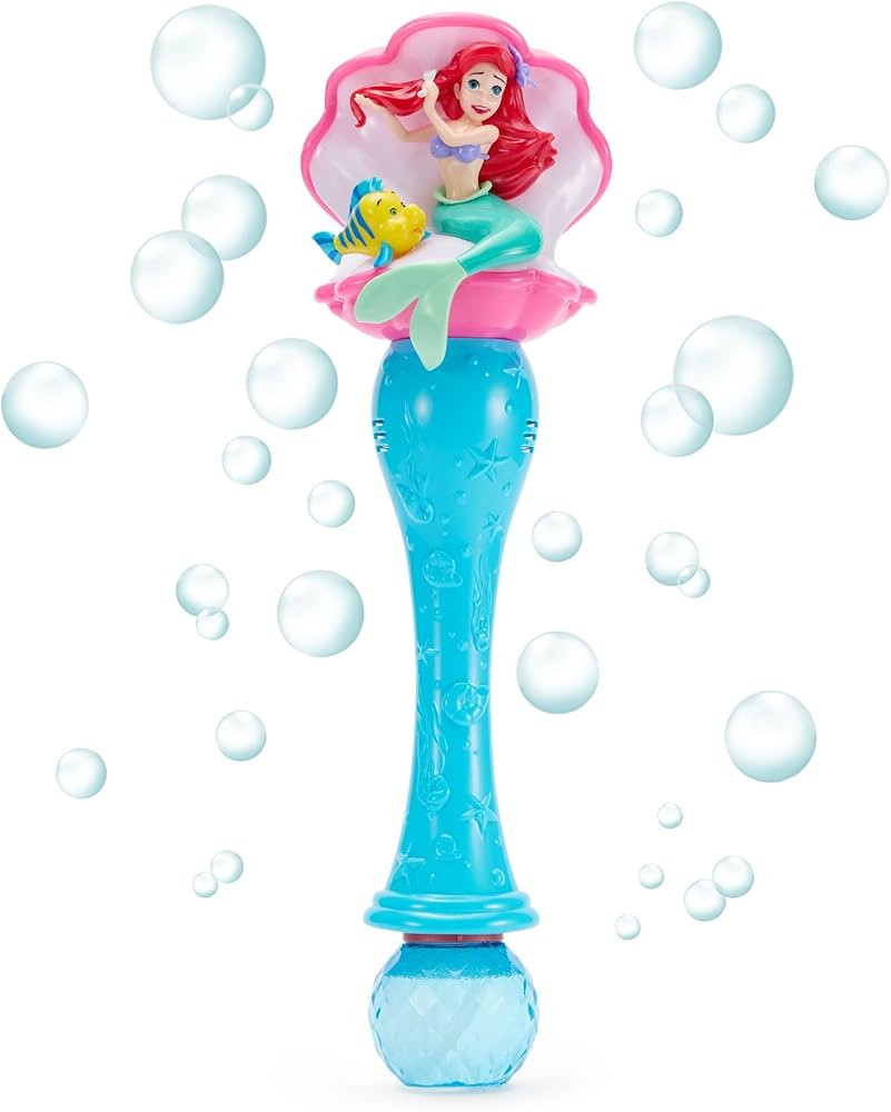 Disney Store Official The Little Mermaid Ariel & Flounder Light & Sound Bubble Wand - Interactive... | Amazon (US)