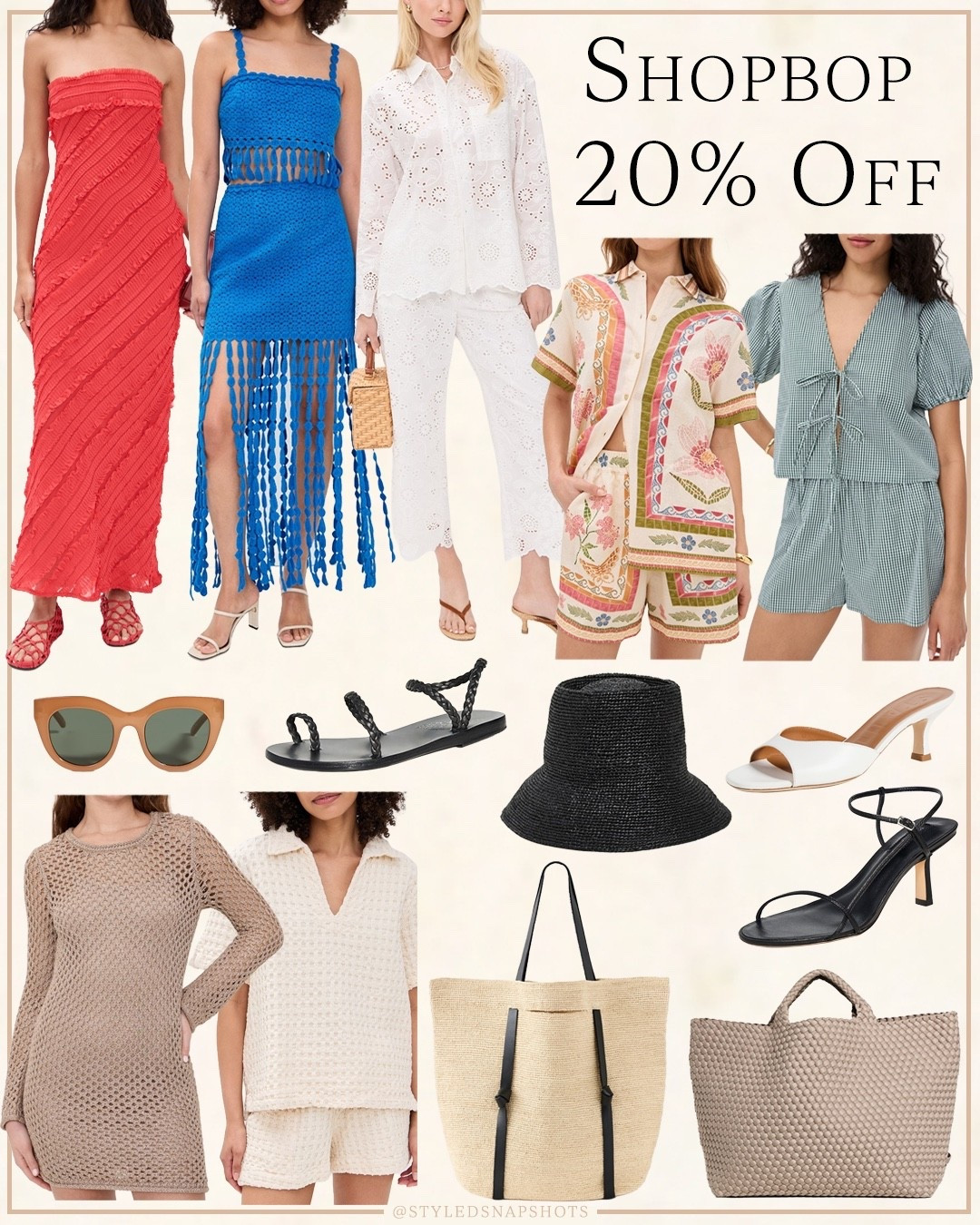 Last call for 20% off Shopbop with code SPRING20 

#LTKSaleAlert