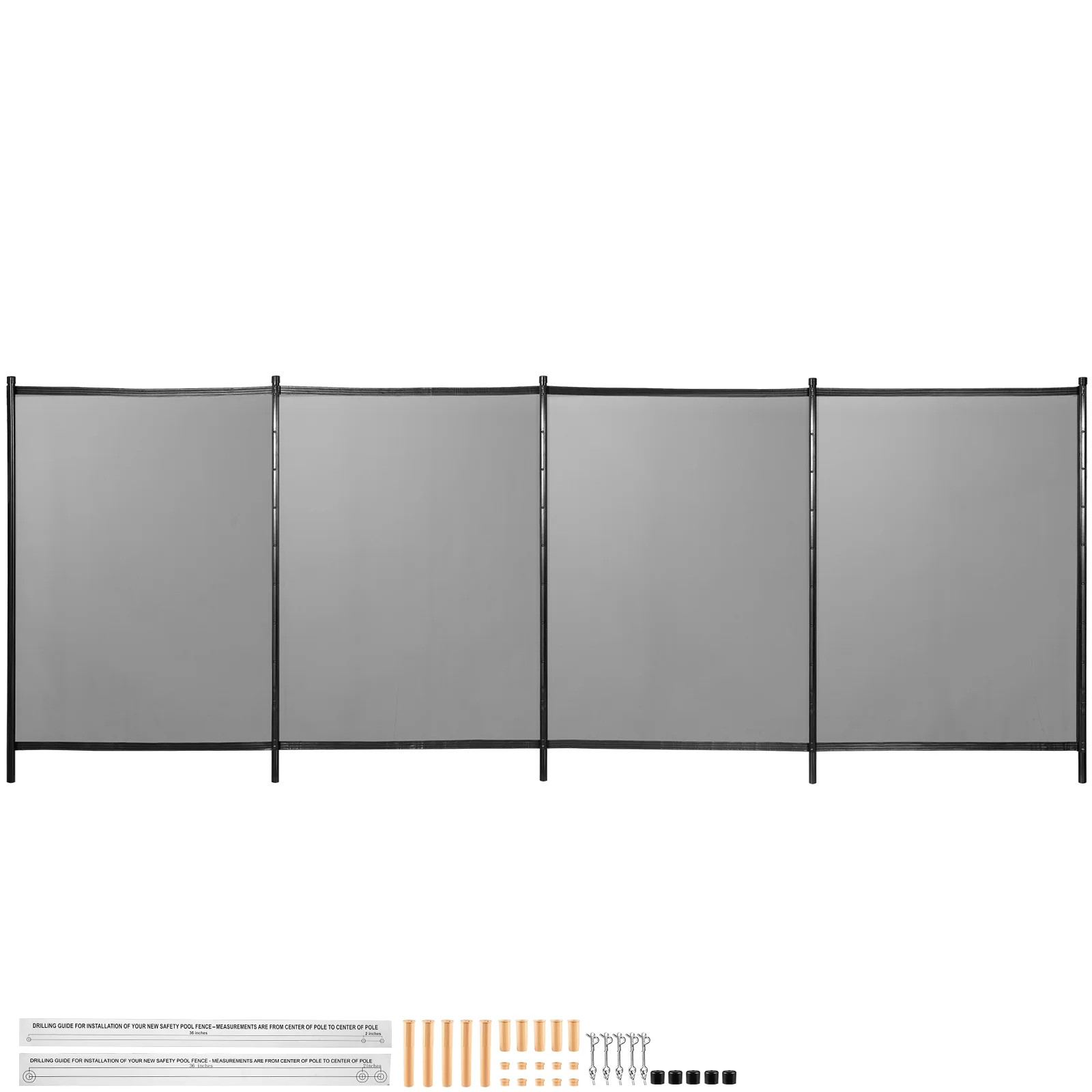 VEVORVEVOR Swimming Pool Security Fence Removable Pool Fence 4 x 12 ft for In-GroundUSD$79.99$79.... | Walmart (US)