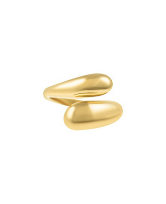 Gold Tarnish Resistant Overlapping Chunky Bands Ring | Macy's