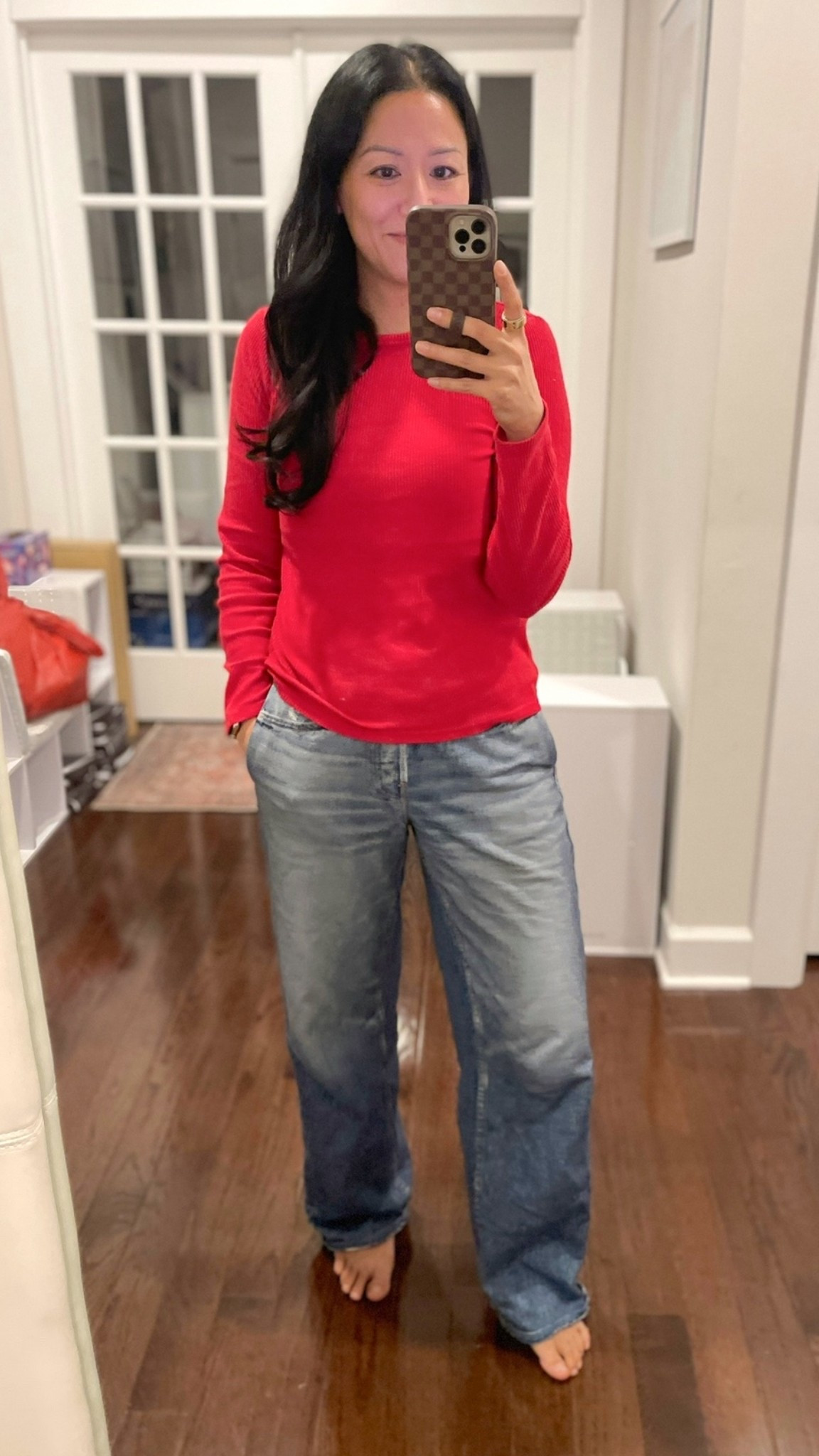 Exact tee is old
Size small jeans


#LTKgrwm #LTKOver40 #LTKmomlife