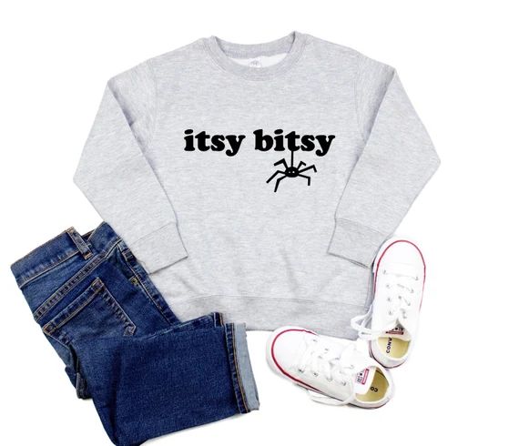 Itsy Bitsy Spider Sweater Funny Halloween Sweatshirt for - Etsy | Etsy (US)