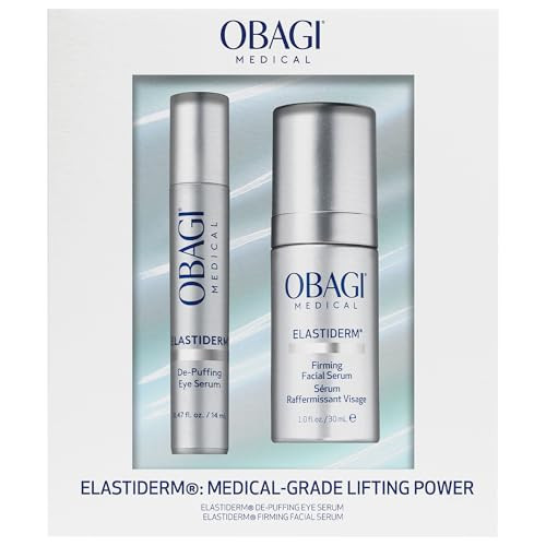 Obagi ELASTIDERM Facial Serum 1oz & Eye Serum .47oz Set – Clinically Proven to Firm Skin, Target Signs of Aging & De-Puff Eyes with Caffeine & Patented Bi-Mineral Contour Complex | Amazon (US)