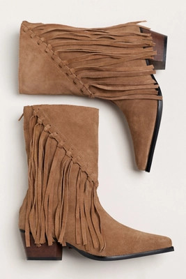 Matisse Buck Fringe Suede Boots | Anthropologie (US)