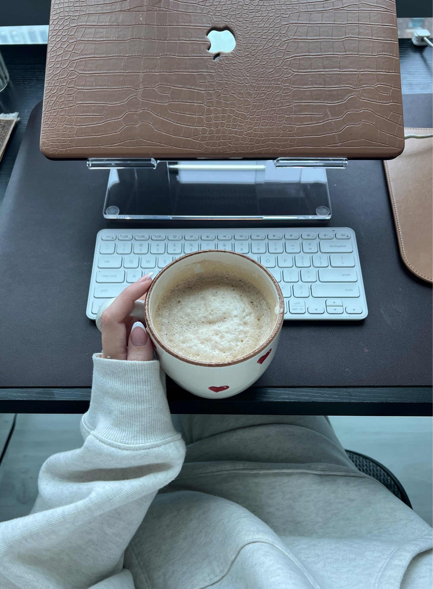 My little work station at home 🤎✨

Case by ChicGeeks they seem to have gone out of business so I tagged similar 🤍

WFH, home work set up, wireless keyboard, laptop stand 

#LTKWorkwear #LTKHome #LTKWatchNow