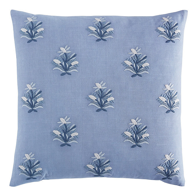Flor Embroidered Pillow | Ballard Designs, Inc.