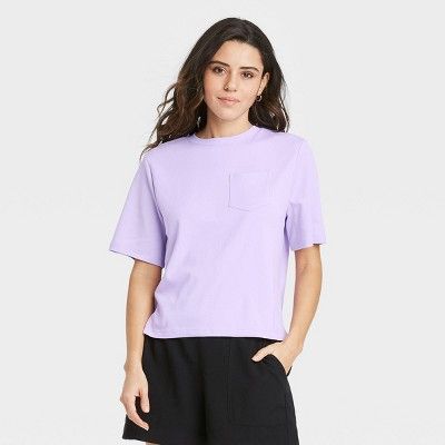 Women's Elbow Sleeve T-Shirt - A New Day™ | Target