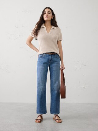 Straight-Leg Mid-Rise Jean | Banana Republic Factory