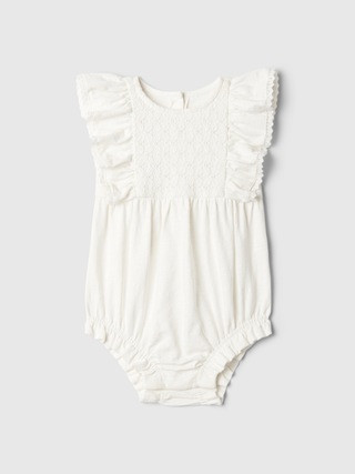 Baby Crochet Shorty One-Piece | Gap (US)