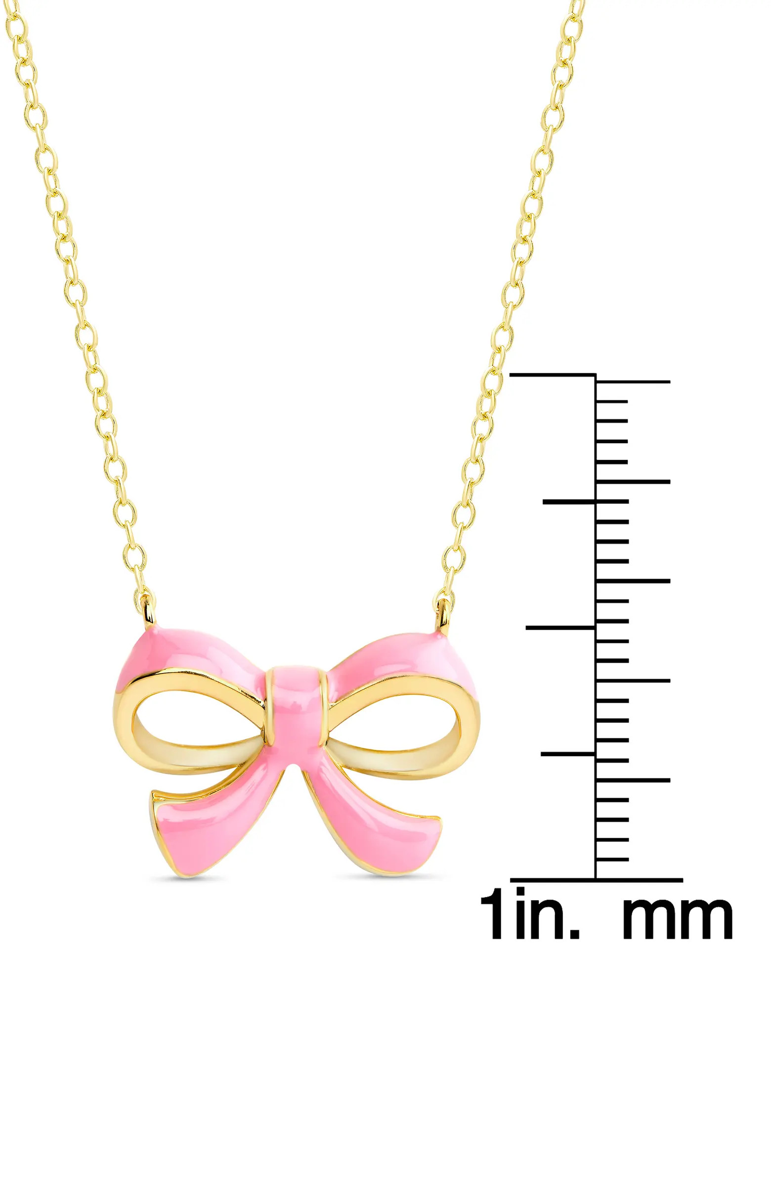 Lily Nily Bow Pendant Necklace | Nordstrom | Nordstrom