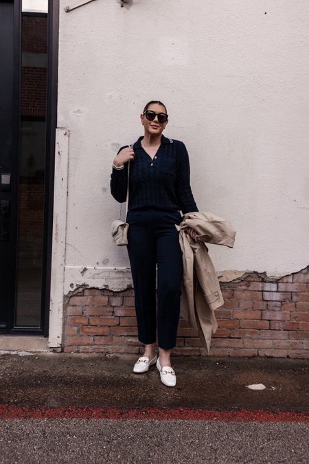 Loving this knit sweater and travel trousers from Talbots! The most classic combination for spring. #mytalbots #talbots #modernclassicstyle #ad 

I’m in the 10 of the trousers, they are fully lined and they fit true to size. 

The sweater runs on the looser side. I’m in the medium of the sweater. The loafers run TTS! Super comfortable from the start!

#LTKSeasonal #LTKworkwear #LTKover40