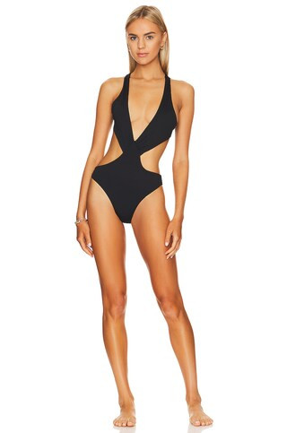 Agua Bendita Malibu One Piece in Black from Revolve.com | Revolve Clothing (Global)
