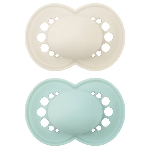 MAM Matte Original Unprinted Pacifier 16+ Months - Unisex - 2pc | Target