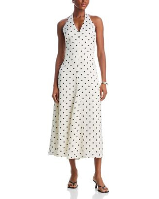 Line & Dot Ravyn Polka Dot Halter Maxi Dress | Bloomingdale's Women | Bloomingdale's (US)