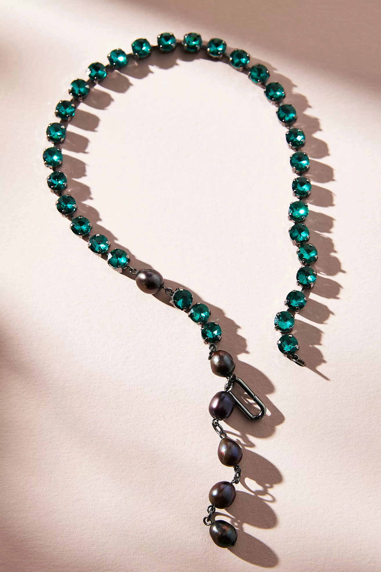 Pearl and Crystal Necklace | Anthropologie (US)