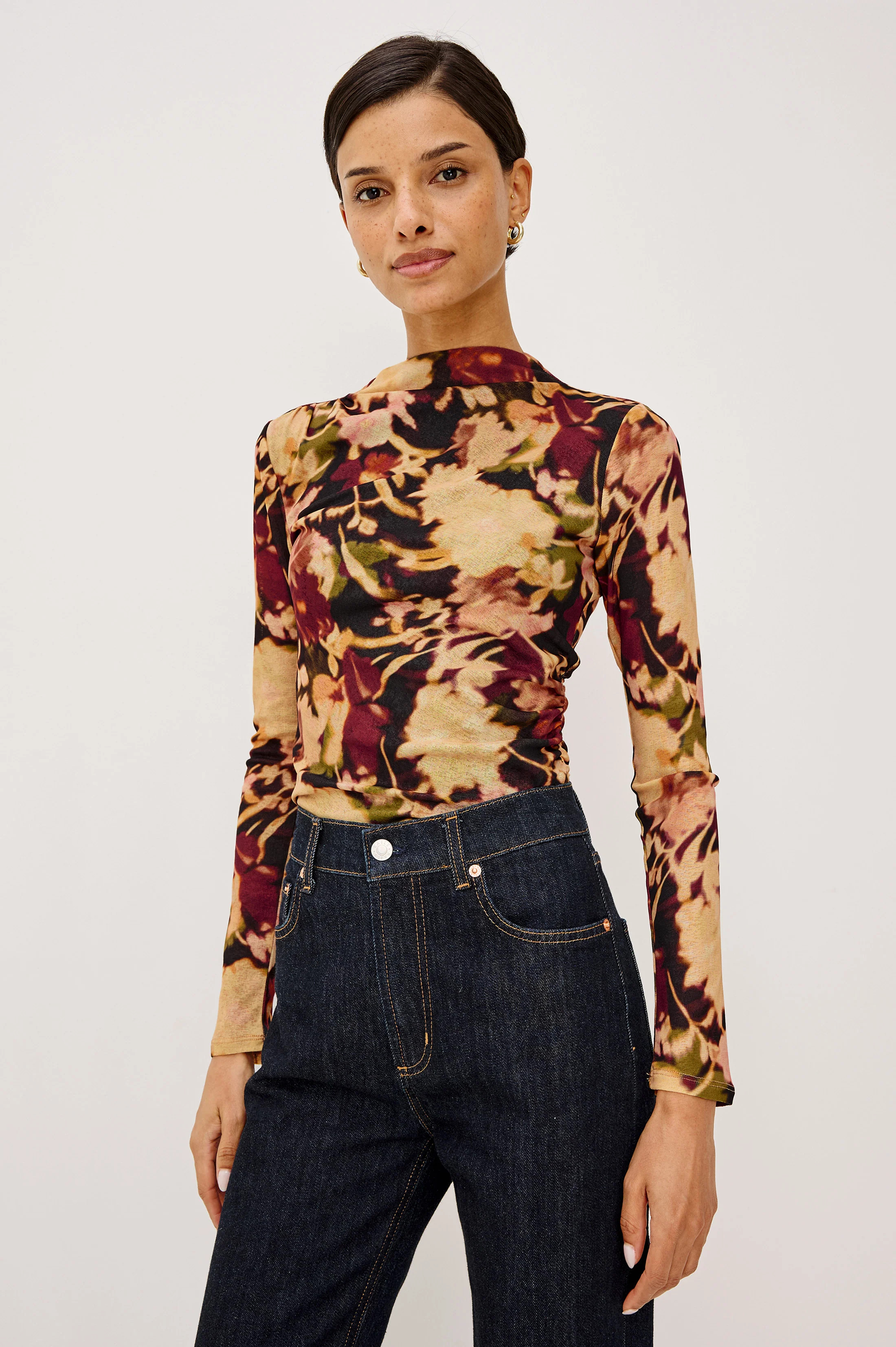 JOELLE TOP - DARK FLORA | Rails