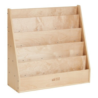 ECR4Kids Streamline Single-Sided Book Display with Storage, Classroom Bookshelf, Natural | Target