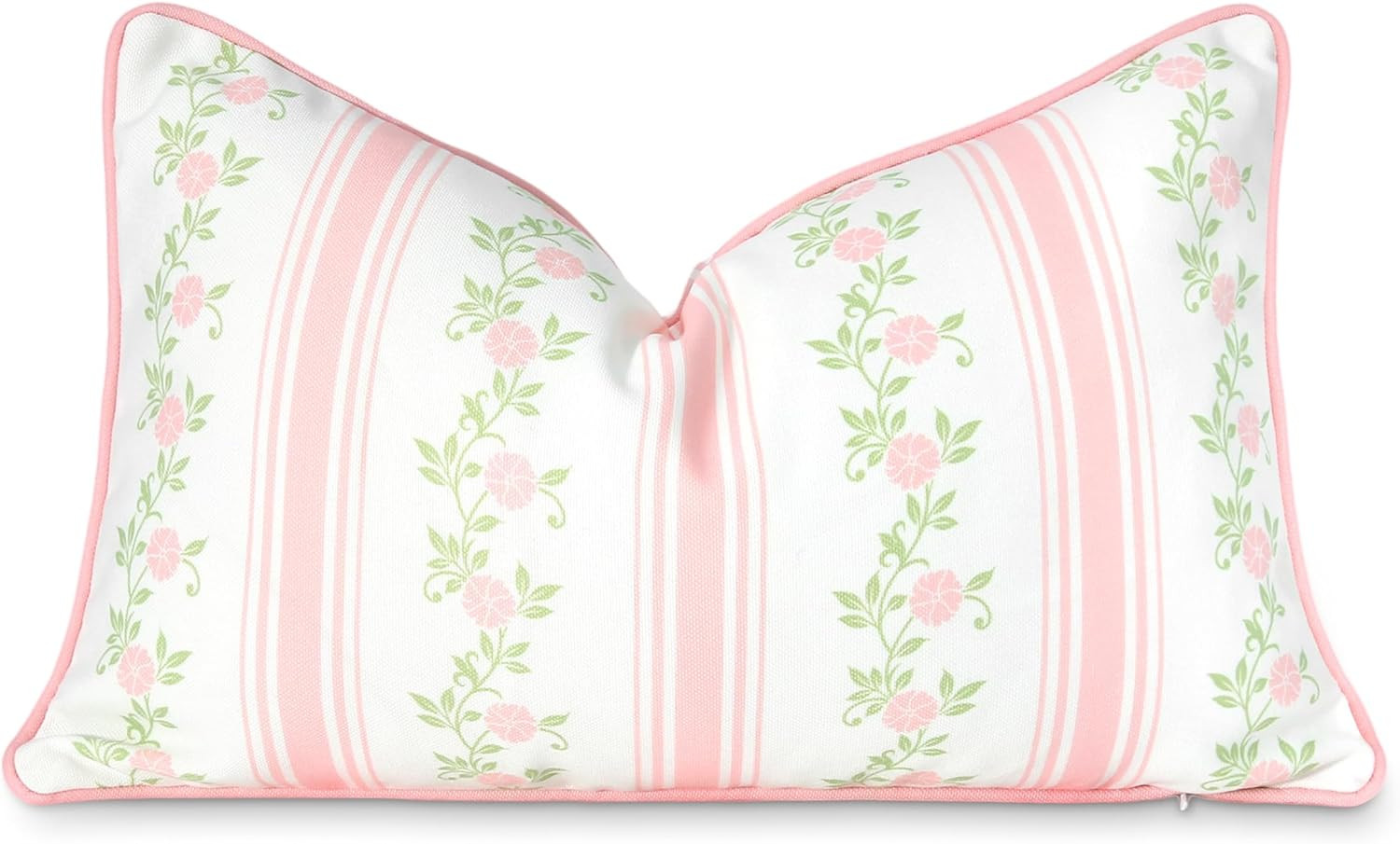 Hofdeco Premium Coastal Patio Indoor Outdoor Lumbar Pillow Cover Only, 12"x20" Water Repellent fo... | Amazon (US)