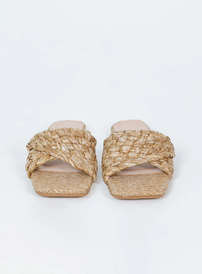 Shoreside Sandals Natural | Princess Polly US