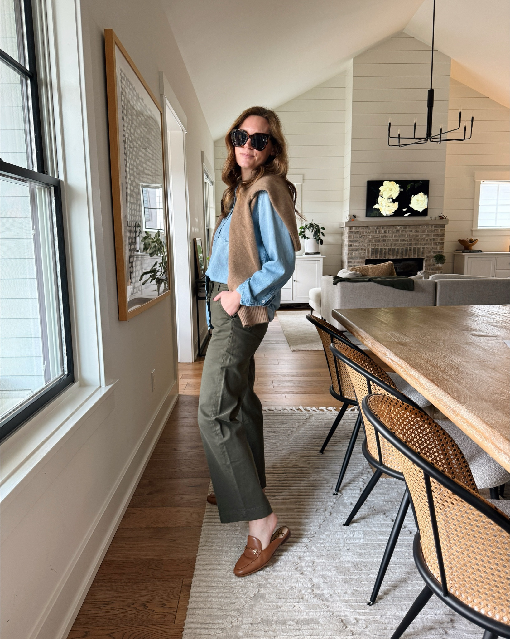 Top size small
Sweater size small
Pants size 25

#LTKOver40 #LTKSeasonal #LTKStyleTip