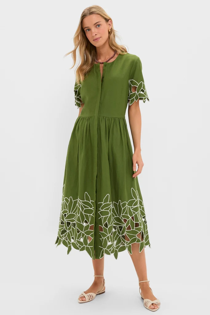Fern Floral Eyelet Pilar Dress and Short Set | Tuckernuck (US)
