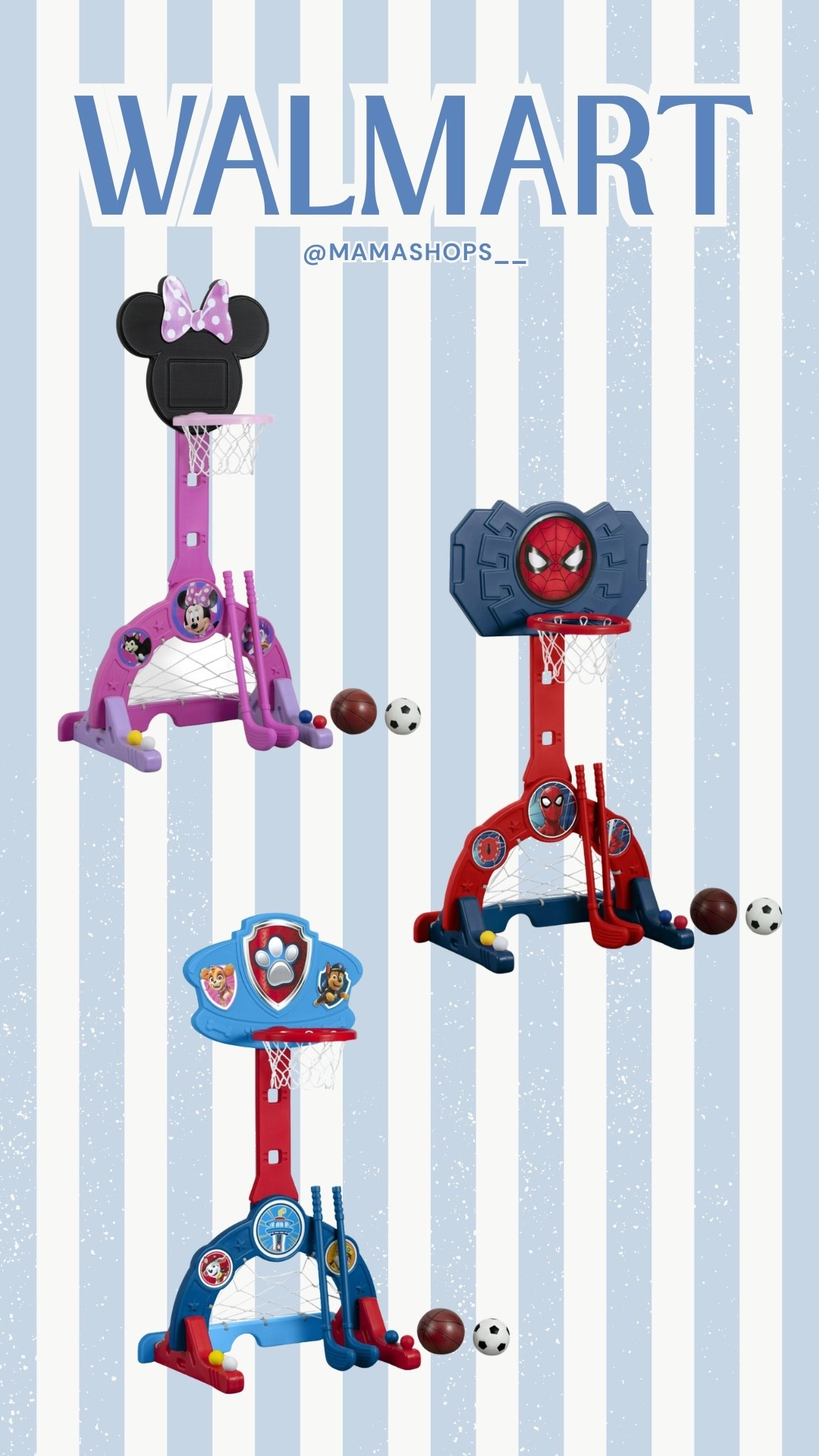 Supper cute 4 in 1 Sports Center for toddlers!⚽️🏀

Linking them all here, find them at Walmart🔗✨

#LTKmomlife #LTKBaby #LTKActive