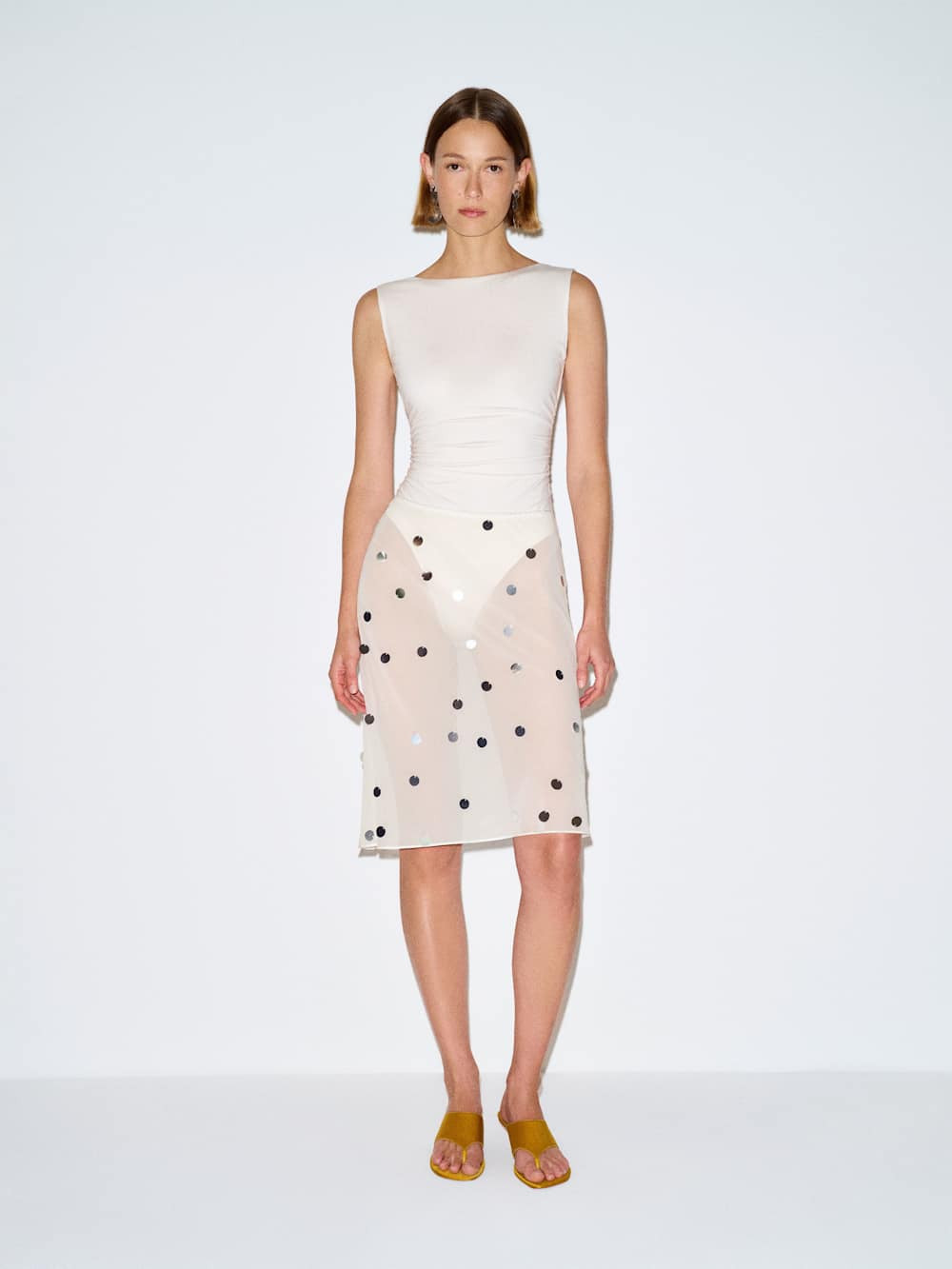 Layla Knee Length Skirt | Reformation (Global)