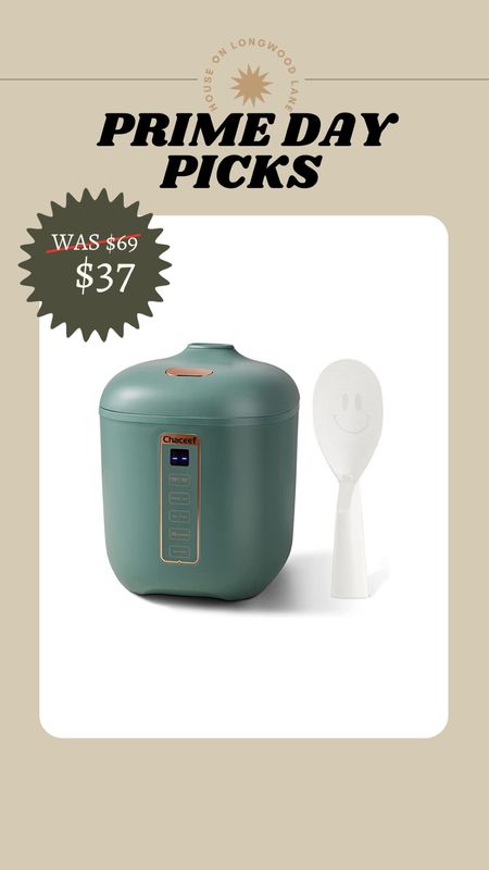 Save 33% OFF + 15% OFF COUPON!
Mini Rice cooker comes in this green (additional 15% off coupon) and a cream color that's an additional 20% off with coupon!

#LTKxPrimeDay #LTKFind #LTKsalealert