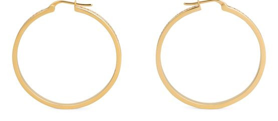 Celine Paris in brass large hoops with gold finish - CELINE | 24S (APAC/EU)