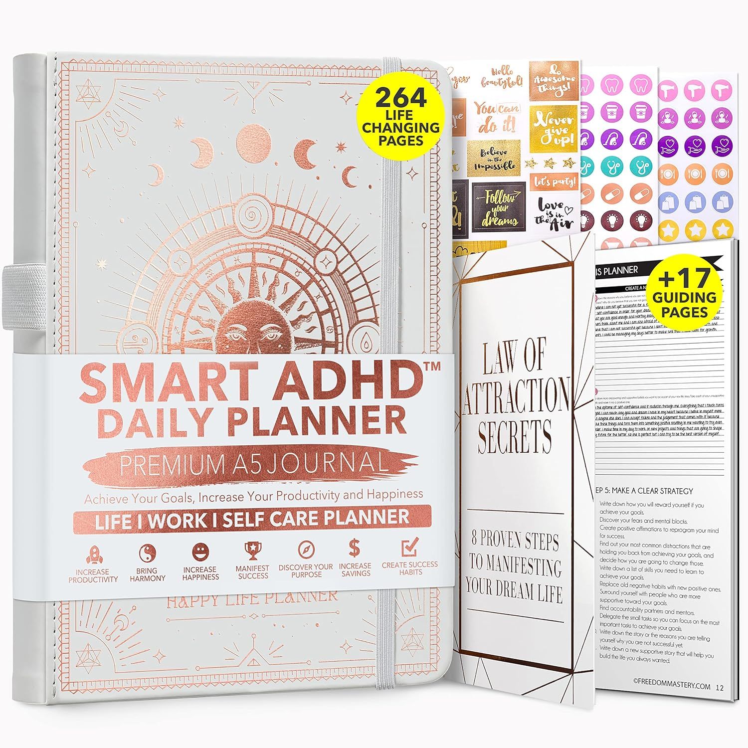 Daily Planner & Adhd Planner - A Self Care Journal to Productivity and Success in Life and Work, ... | Amazon (US)