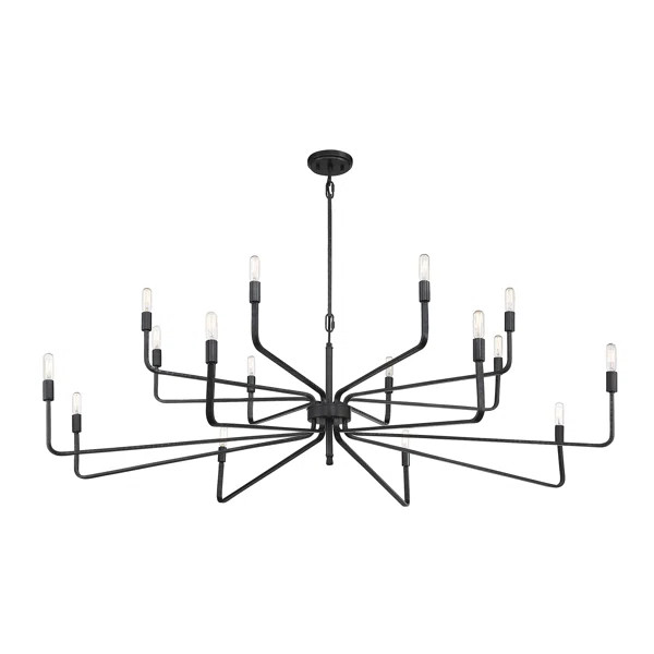 Kentley 16 - Light Candle Style Tiered Chandelier | Wayfair North America