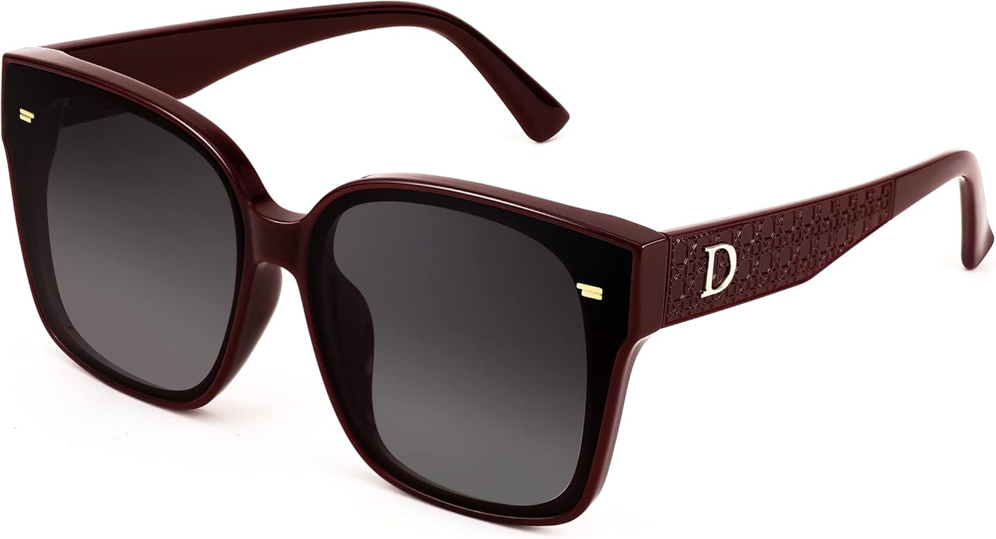 FEISEDY Oversized Square Sunglasses for Women Retro Fashion Shades UV400 Protection Lens B2840 | Amazon (US)