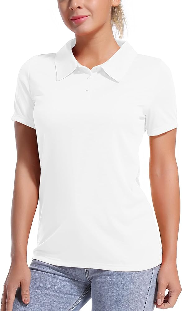 BUBBLELIME 2 Styles Polo/Sleeveless Women's UPF 50+ Sun Protection Athletic Tennis Golf Shirts Qu... | Amazon (US)