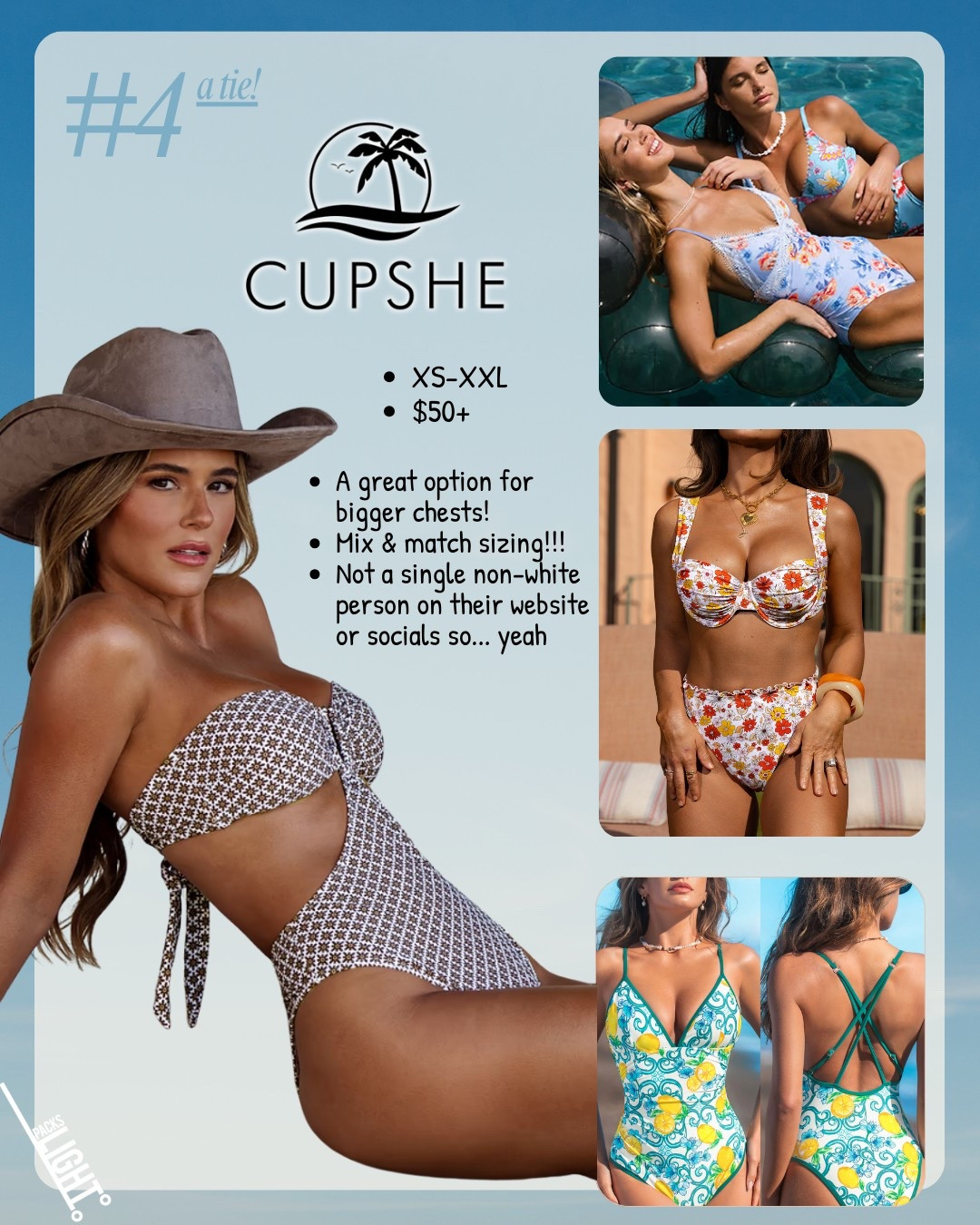 Top swimwear brands according to my community 👙: tied for #4 is CUPSHE! #LTKSummer

#LTKSpringSale #LTKSeasonal #LTKSwim