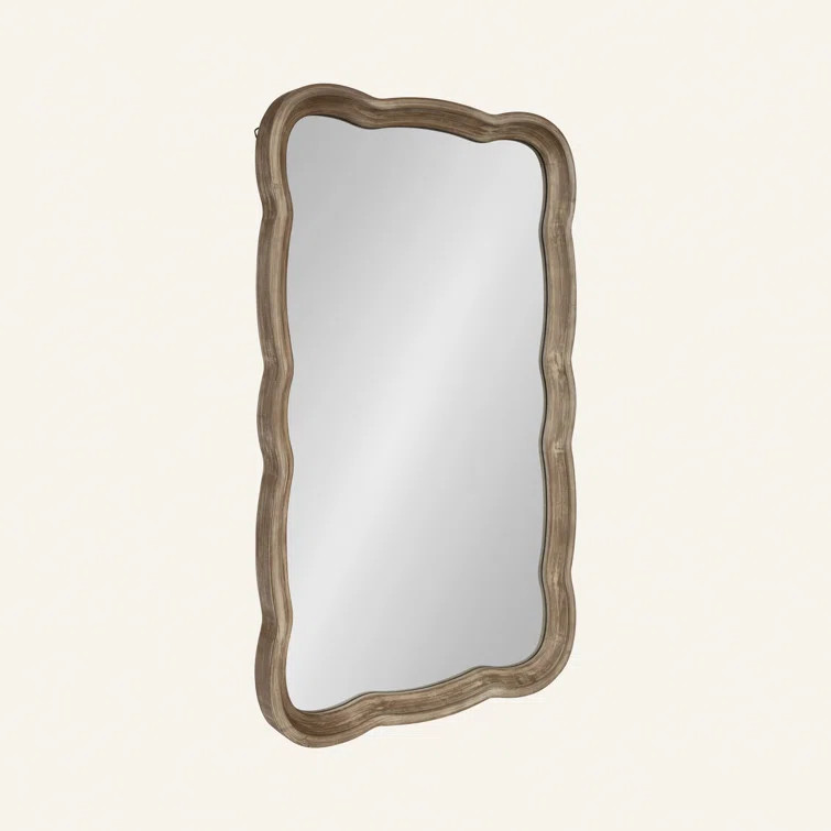 Lucie Shabby Elegance Scallop Accent Mirror | Wayfair North America