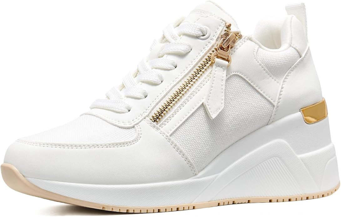 High Heel Wedge Sneakers for Women | Amazon (US)