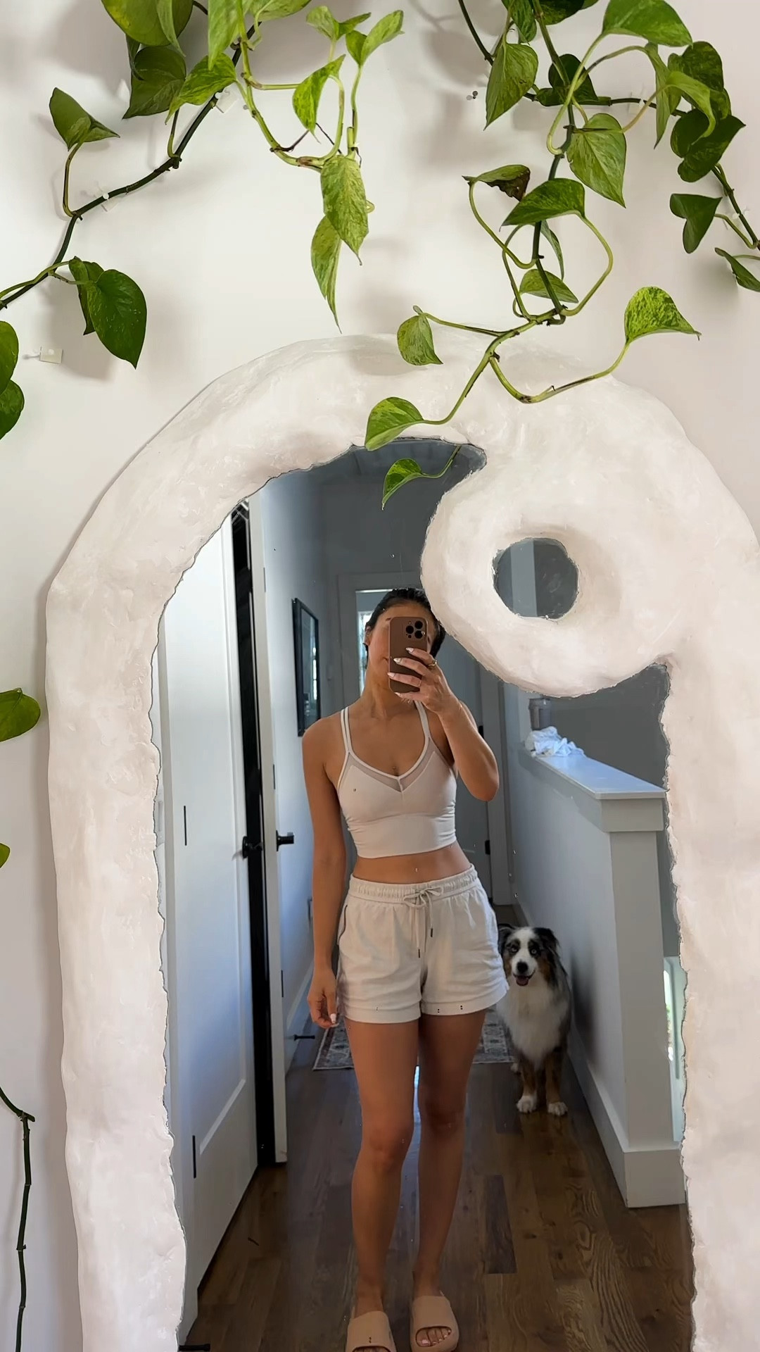 Another Alo sale find, a crop top that’s perfect as a first layer or on its own. Will work for light to medium impact workouts like yoga or pilates. It has mesh panels that are soft not scratchy. My only wish is that it had padding! 

Shorts are old Athleta! Linked similar below 

#LTKFind #LTKsalealert #LTKFitness
