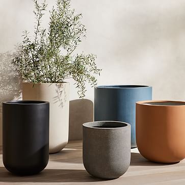 Radius Ficonstone Indoor/Outdoor Planters | West Elm (US)